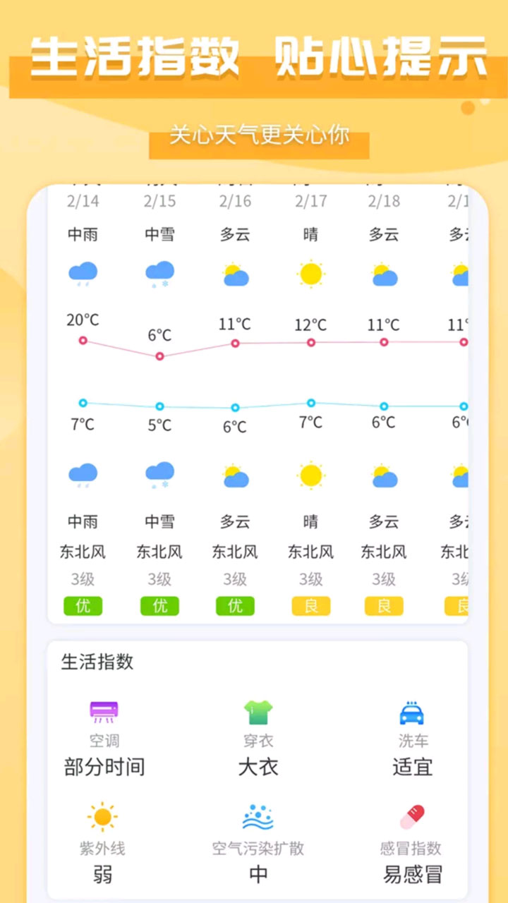 准空及时天气