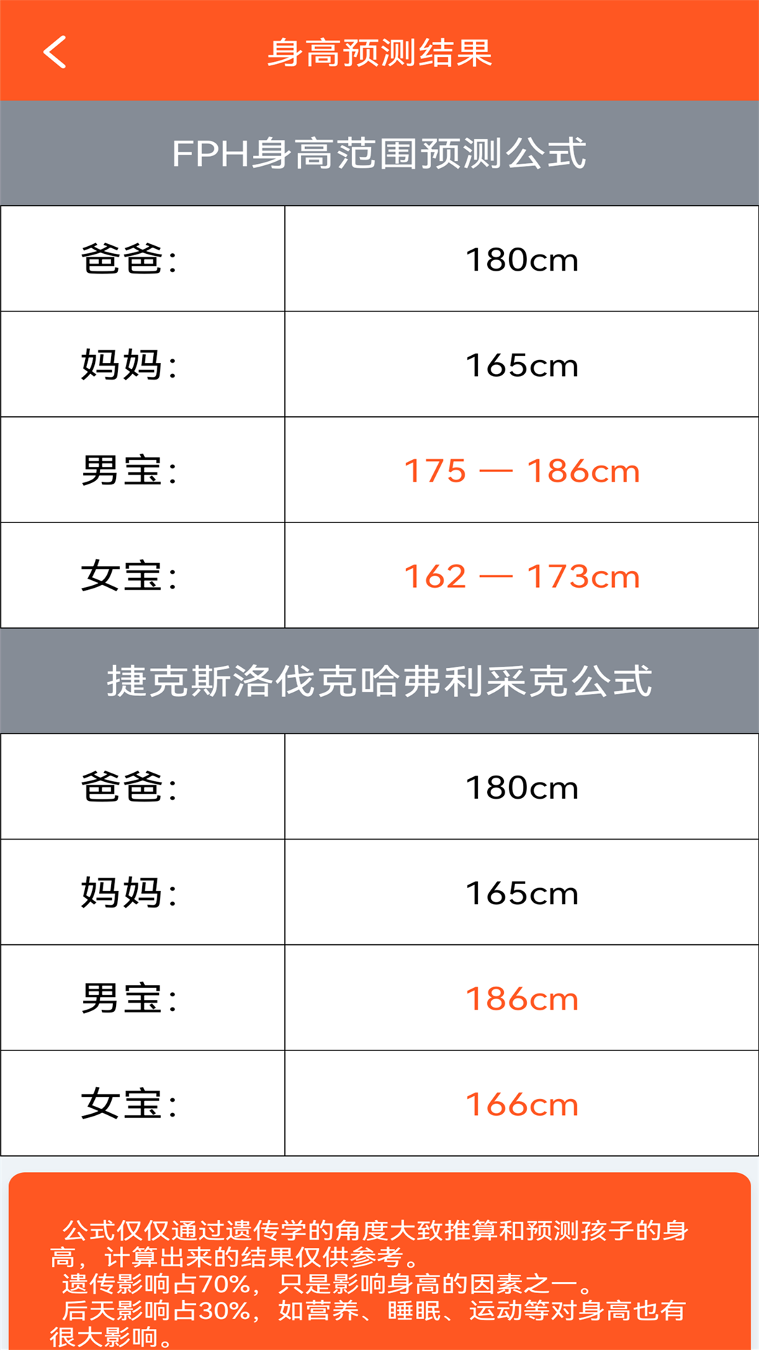 身高预测记录宝