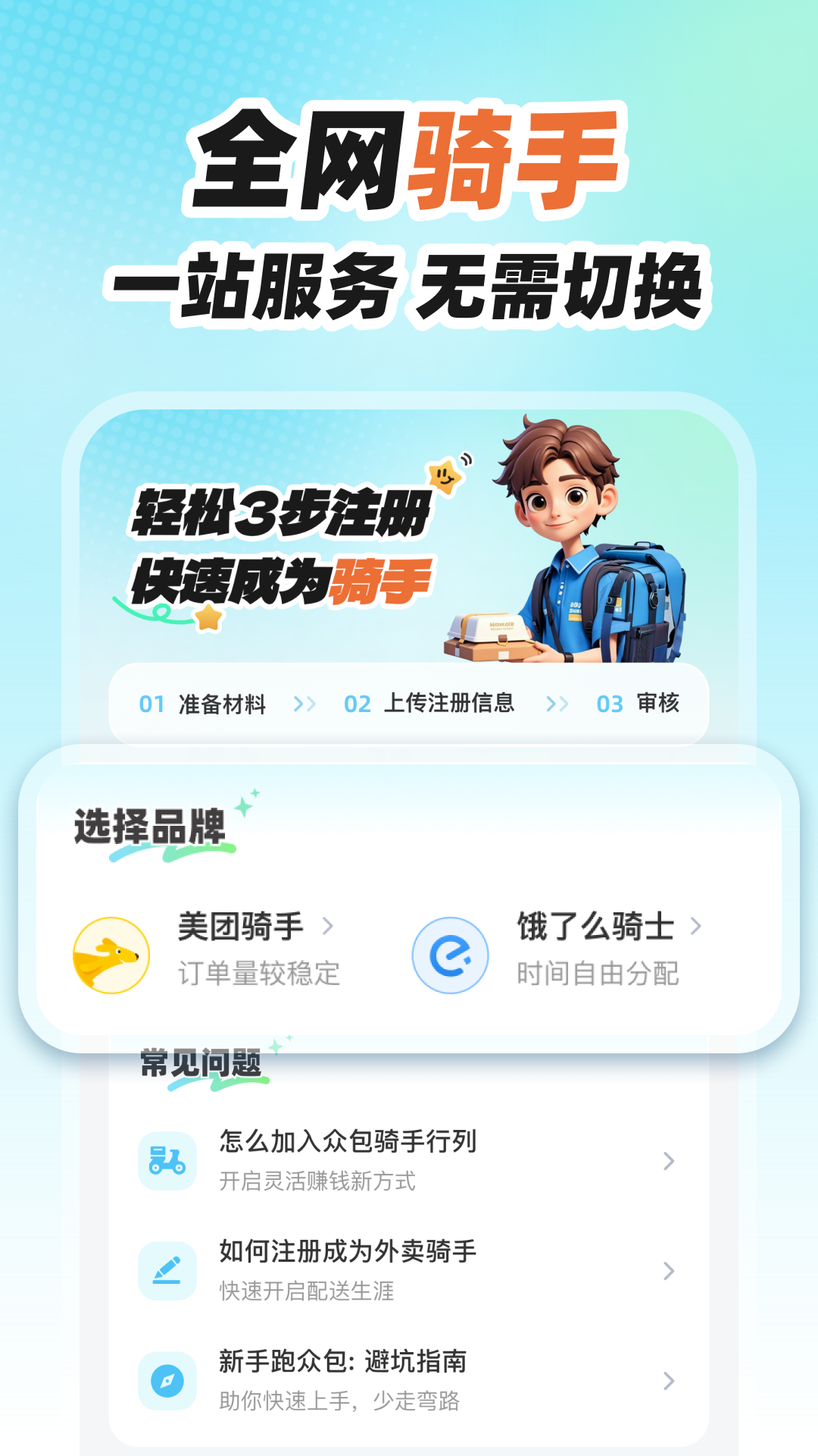 外卖众包骑手