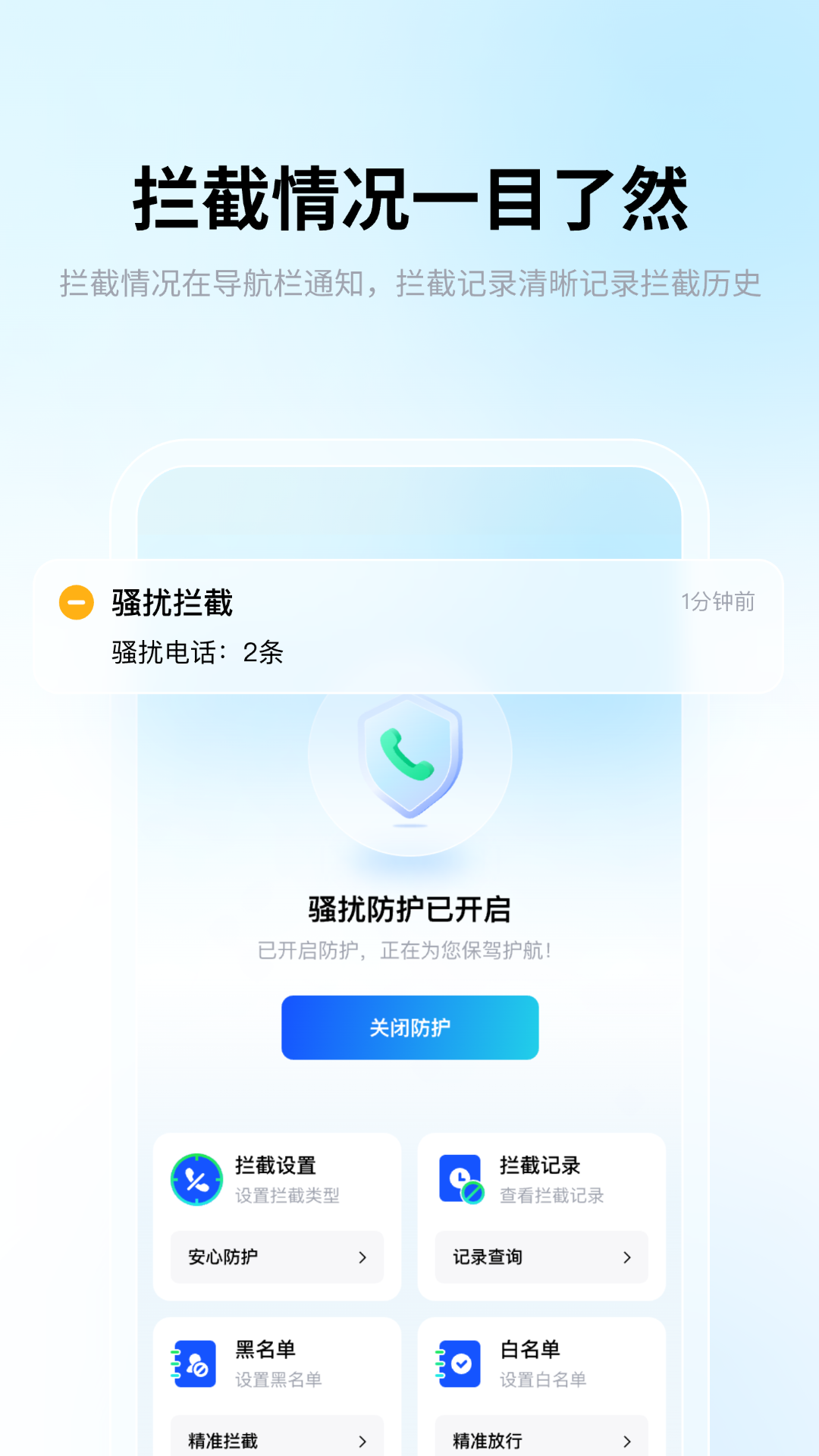 骚扰电话拦截