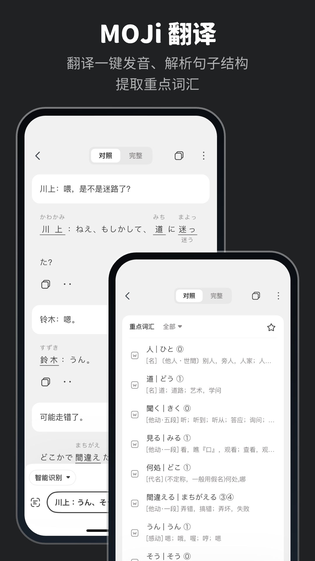 日语词典moji辞书