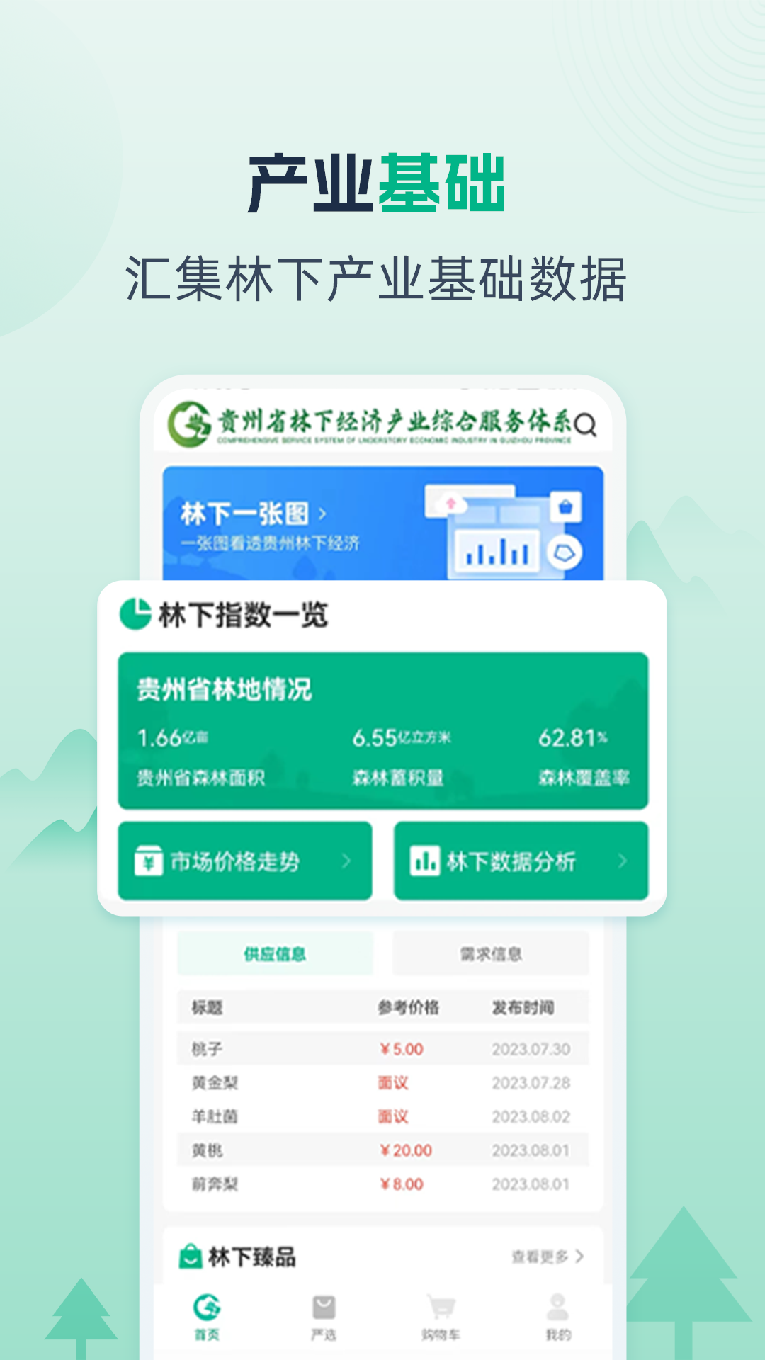 贵州省林下经济产业综合服务体系电脑版截图