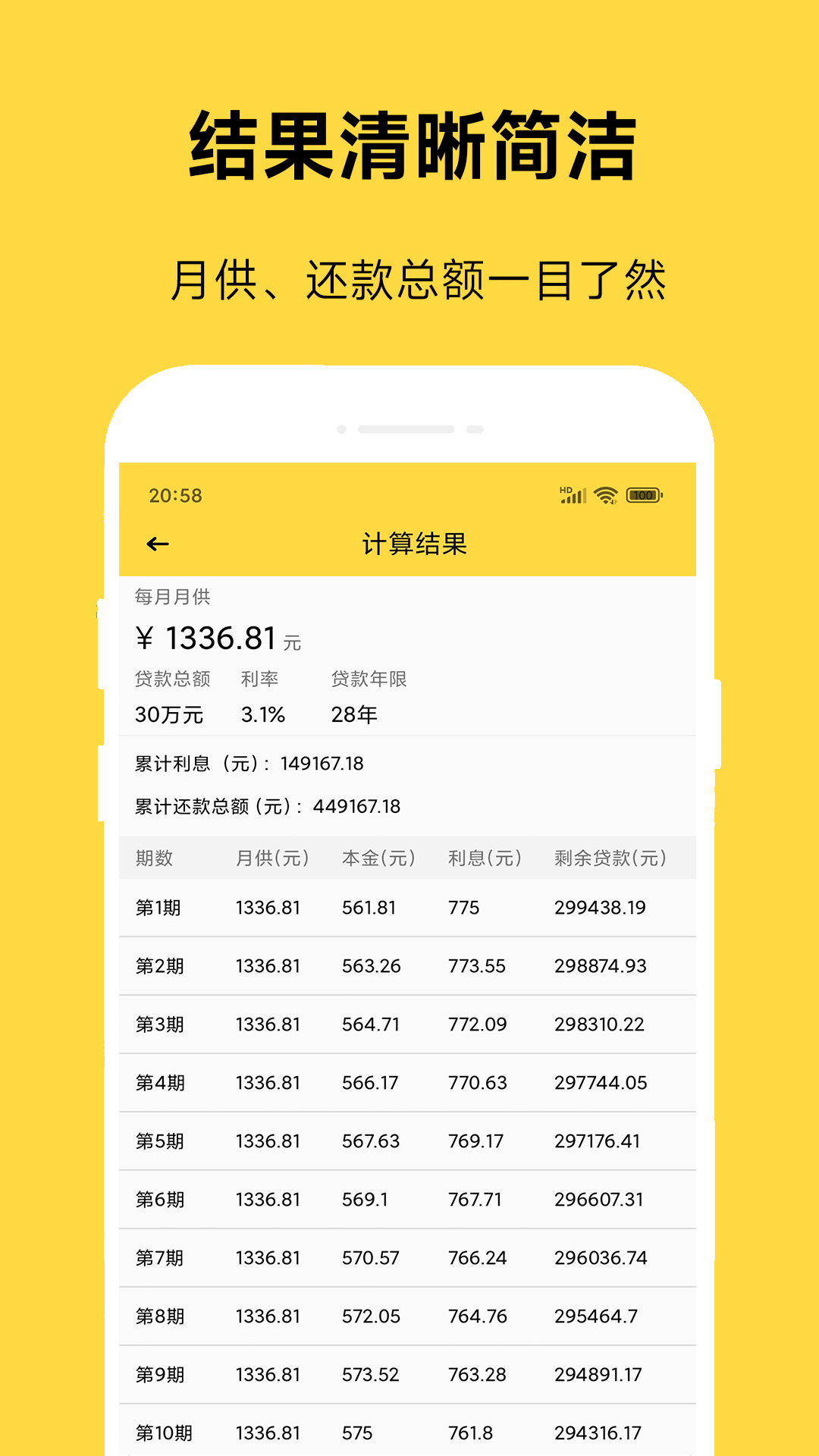 61房贷计算器电脑版截图
