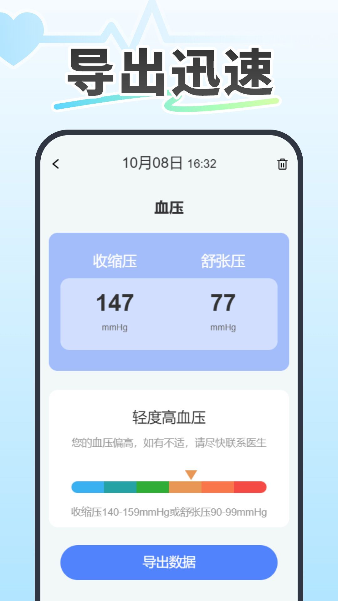 记录血压血糖