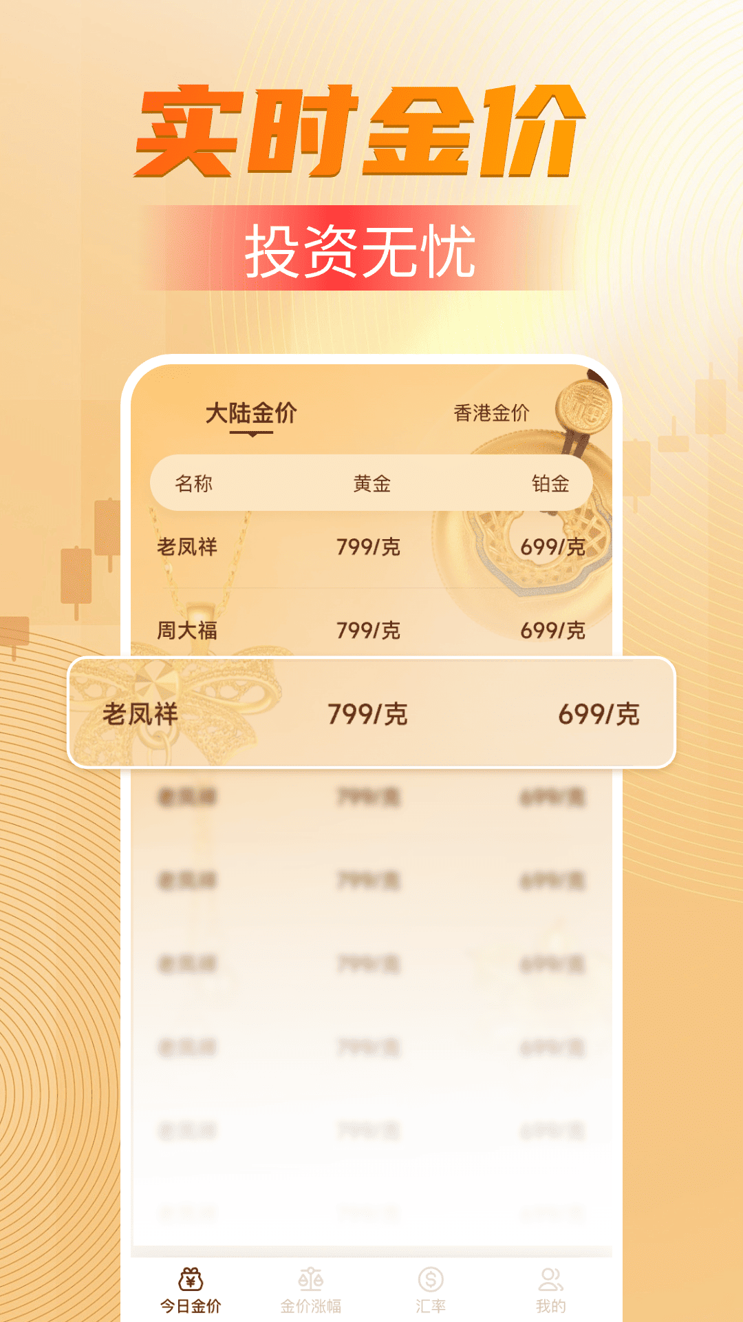 今日金价查询电脑版截图