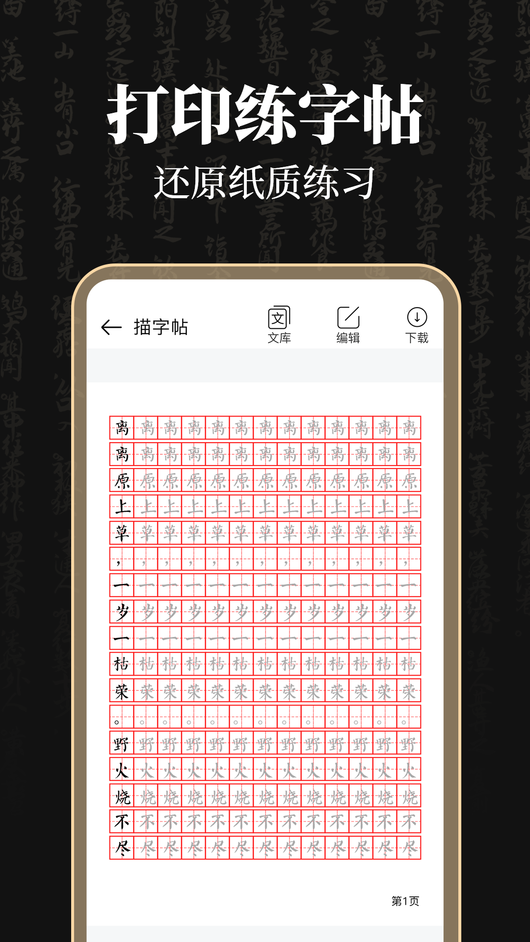 钢笔365掌上字帖