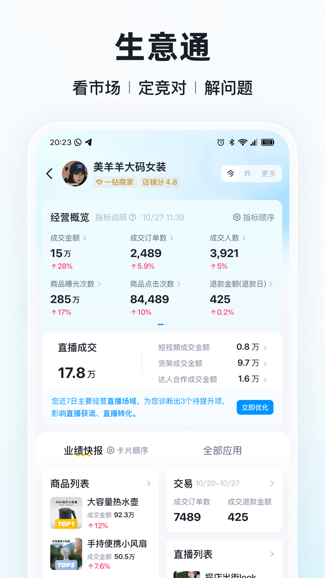 快手小店商家
