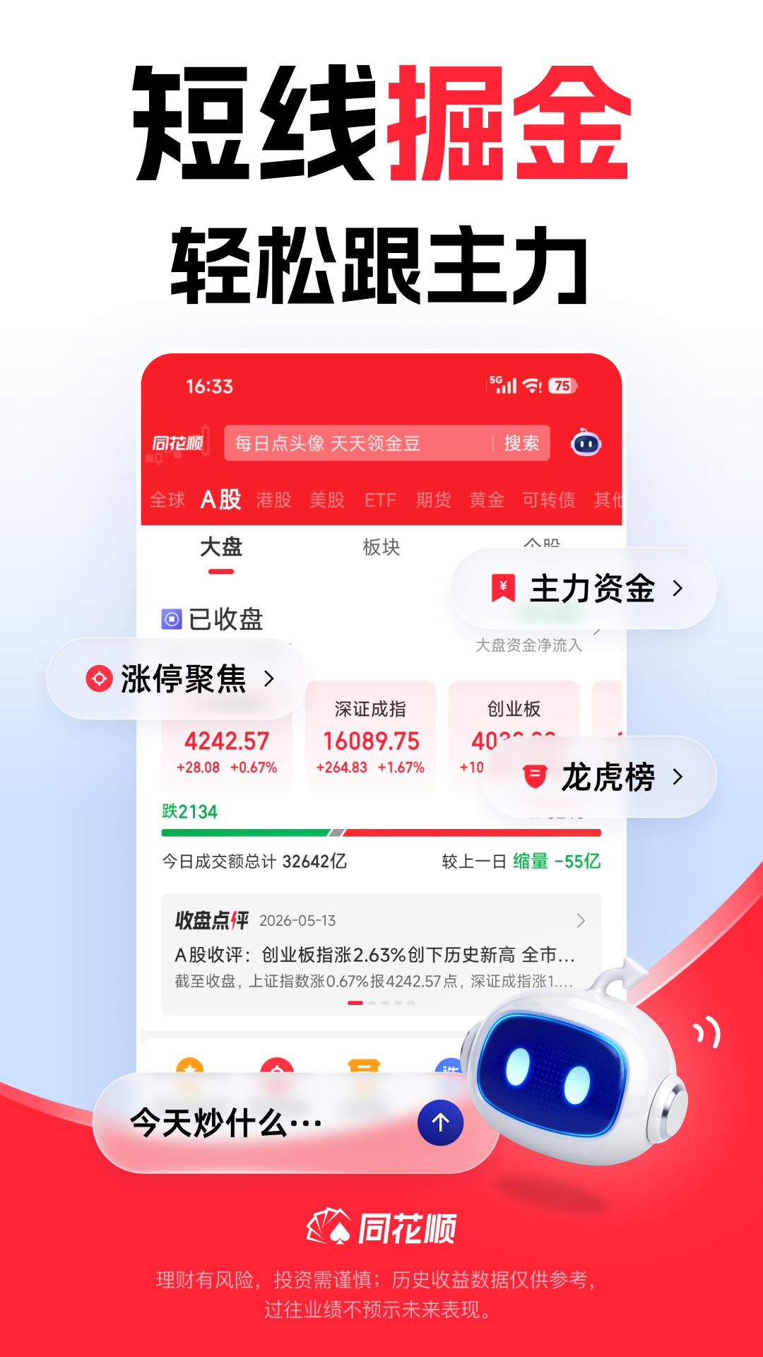 同花顺手机炒股软件