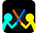 至尊决斗火柴人段首LOGO