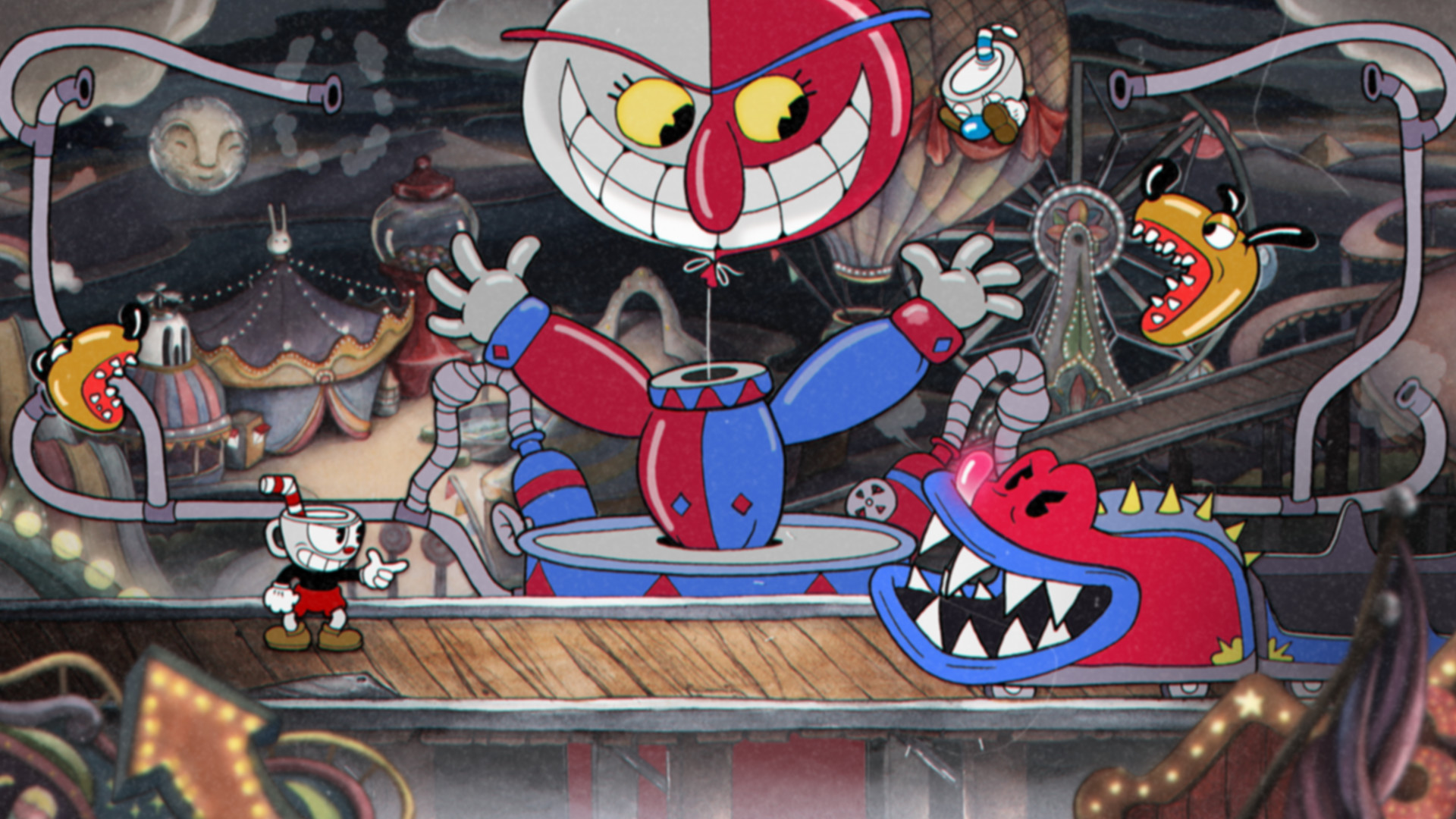 茶杯头|Cuphead|v1.3.5|整合DLC|官方中文|支持手柄|赠多项修改器|赠满金币初始存档|容量5.39GB插图4咸鱼单机官网